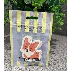 Elite Pro Beauty Dog Novelty Corgi Nail Files 3 Pack